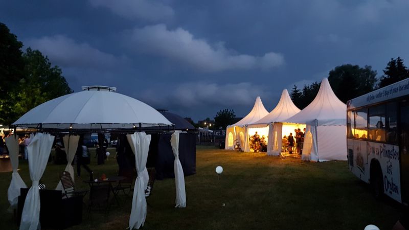 Jahrestreffen Ornbau Festwiese Nachts
