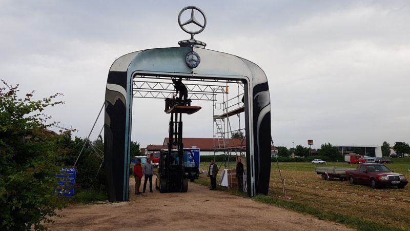 Kühlergrill Aufbau